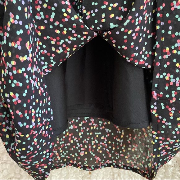 90’s Smart Set rainbow polka dot maxi slip dress - Picture 4 of 5